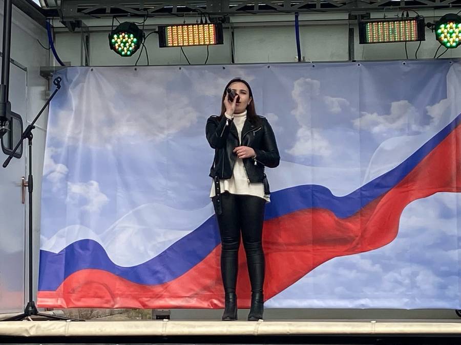 9 апреля, в посёлке Змеинка, прошёл концерт