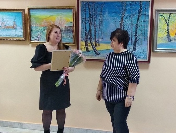 В Михайлове открыли выставку художницы Татьяны Волостновой