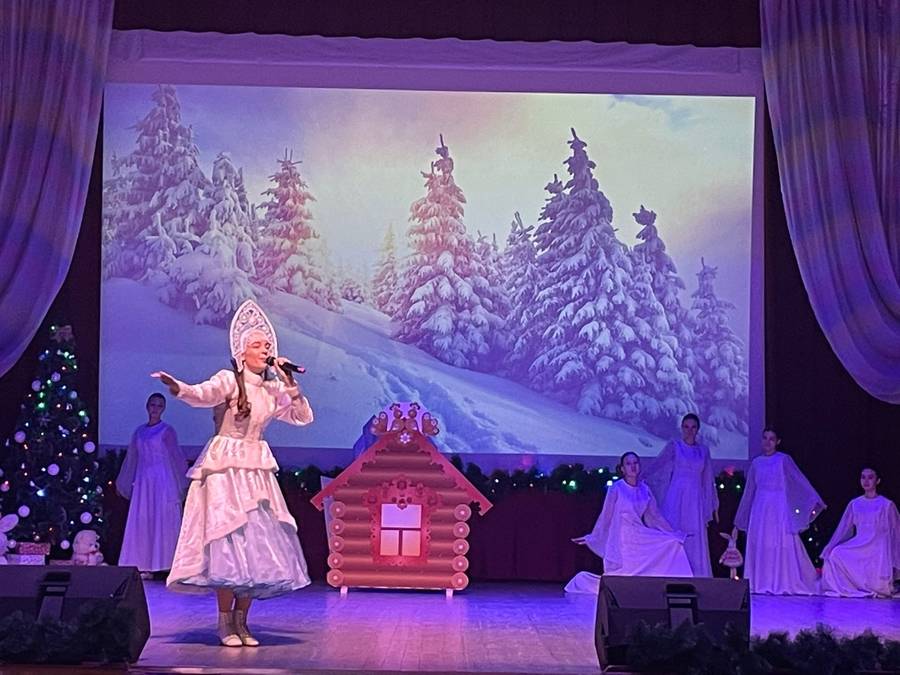 В Районном доме культуры для маленьких жителей и гостей Михайлова прошло Новогоднее представление.
